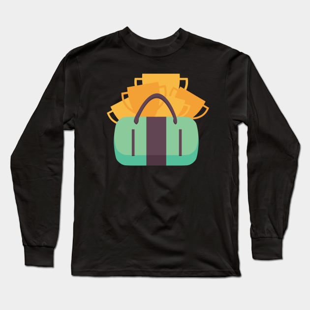 Bag of Trophies Long Sleeve T-Shirt by ZeroKara